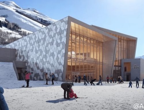 Construction des gares de la nouvelle remontée type 3S aux Deux Alpes (38)